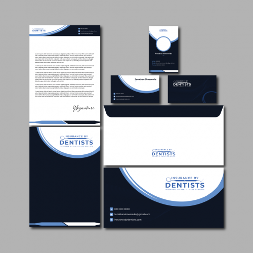 Dental Insurance Stationery Design