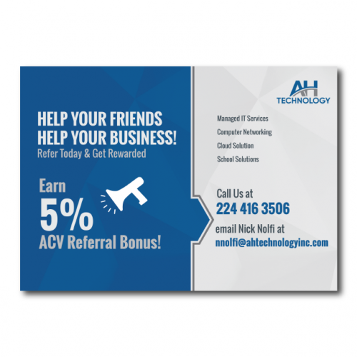 Referral flyer Design