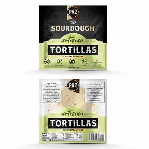Packaging Design Project for 'Paz Sourdough'