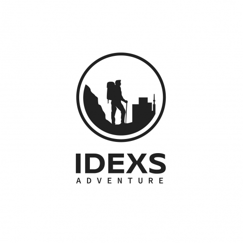 Travel adventure logo design concept