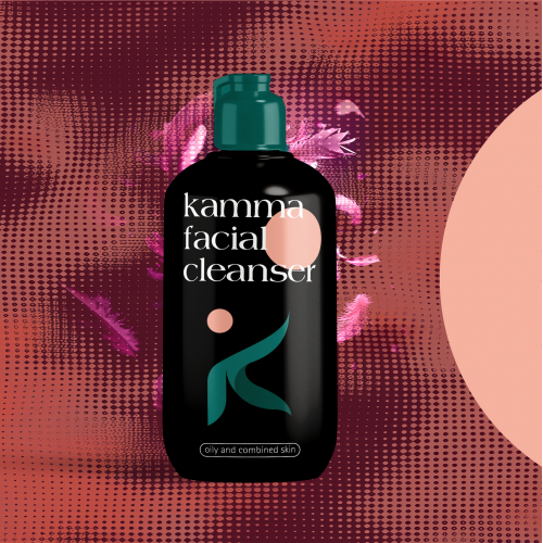 kamma pharma logo design 