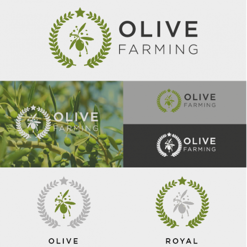 Olive Farming Logo Design