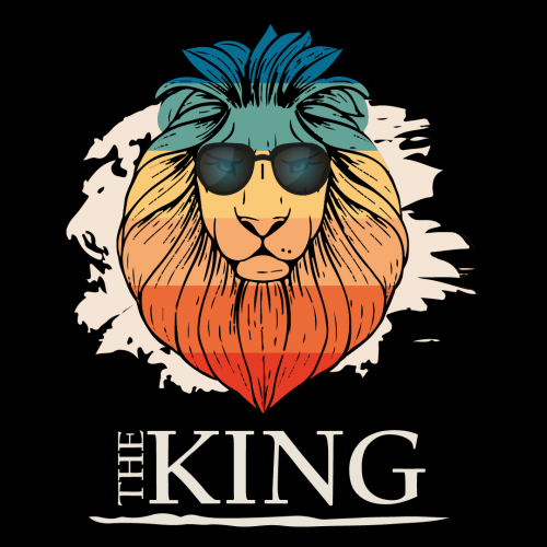 The King T-shirt Design