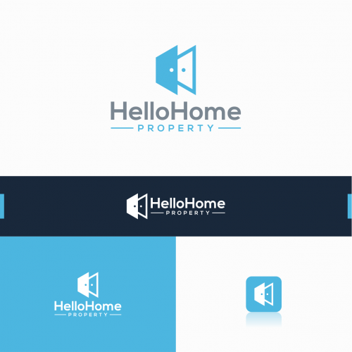 Logo concept for HelloHome Property