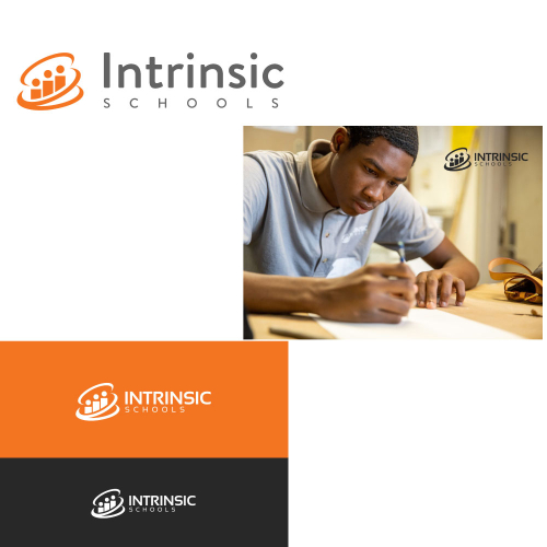 INTRINSIC SCHOOLS:Modern Logo for Education