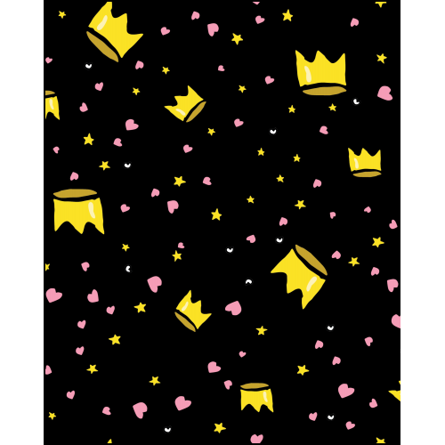 Crown Heart and Stars