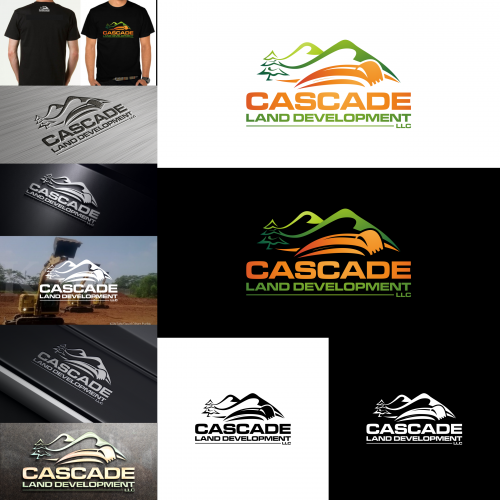 Concrete bridge Construction and Excavation Logo Design required