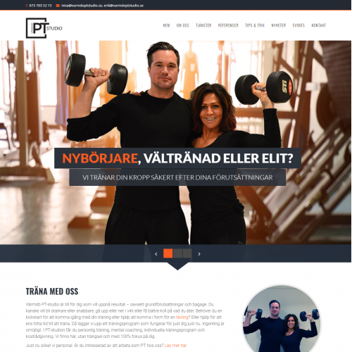 Gym Personal Trainer Website