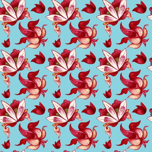 Floral seamless pattern 1