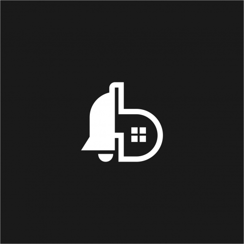 this is the bell logo and the letters B and home