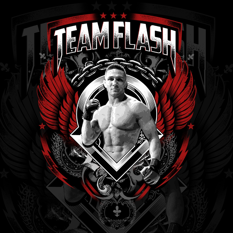 TEAM FLASH MMA Shirt Design thumb