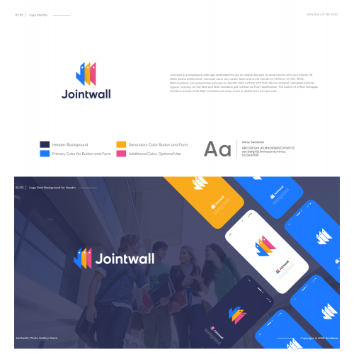 Jointwall logo design thumb