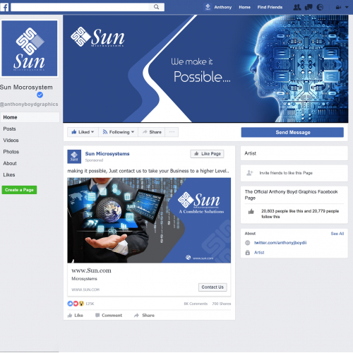 facebook cover and ADS thumb