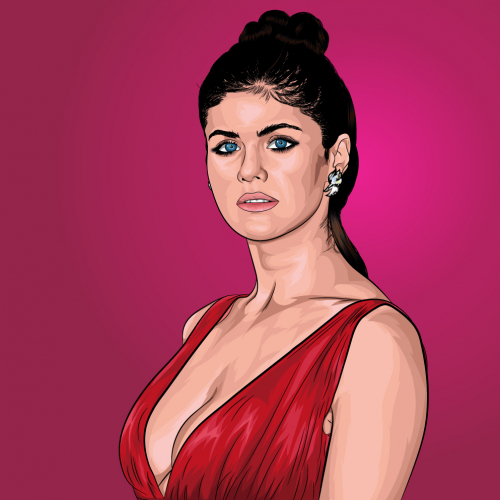 Alexandra daddario artwork