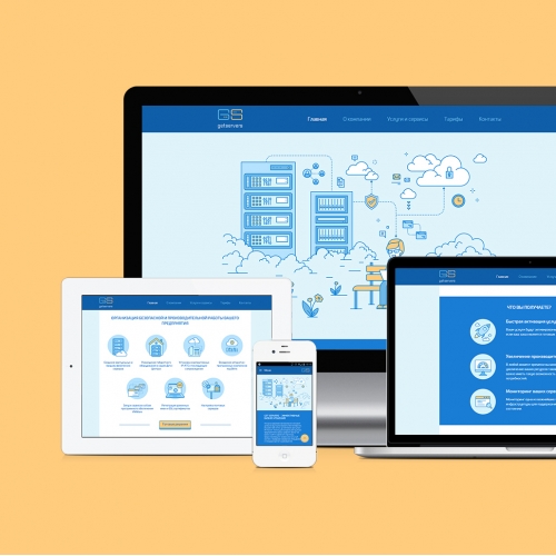 Website design for Get Servers thumb