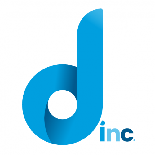 Modern logo for d inc. company