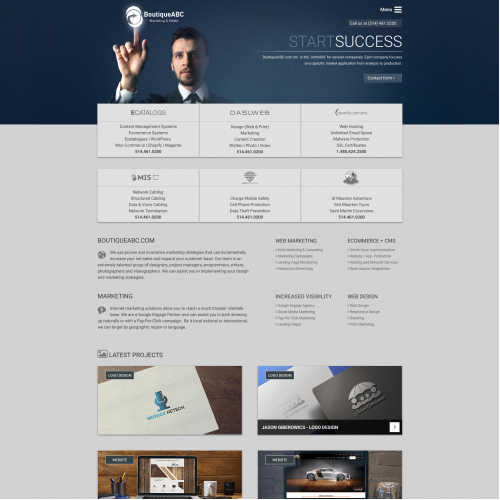 BoutiqueABC Website Design