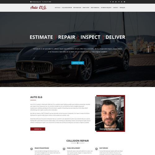 Auto ELG Website Design