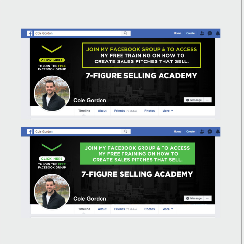 Cole Gordon's Facebook Cover design