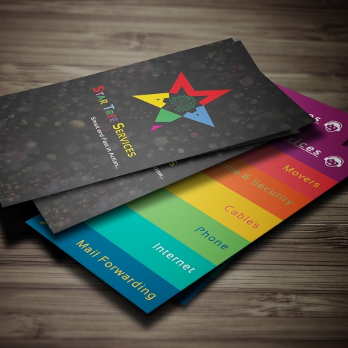 Business Card Design- Star Tree Services