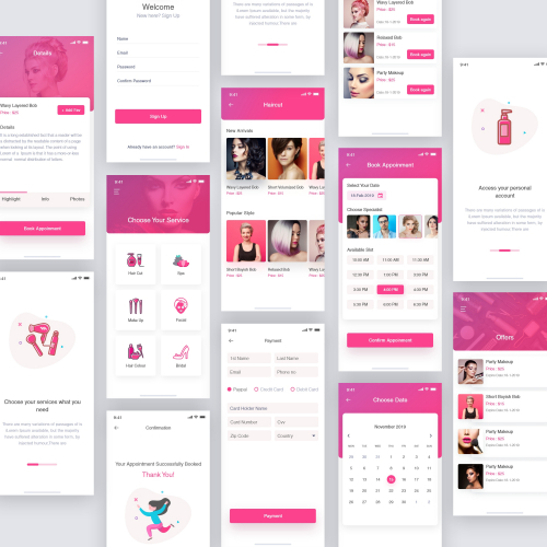 Salon Booking App thumb