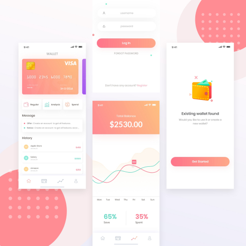 E - wallet app