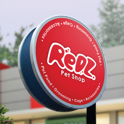 Redesign logo for local pet shop
