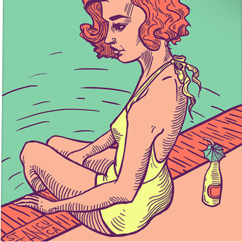 Summer vibes illustration thumb