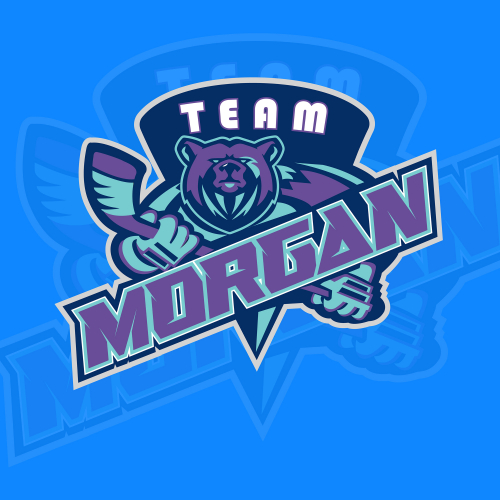 Hockey team logo design thumb
