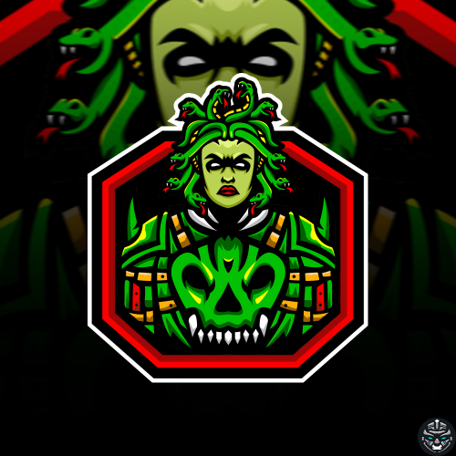 Medusa Mascot Logo thumb