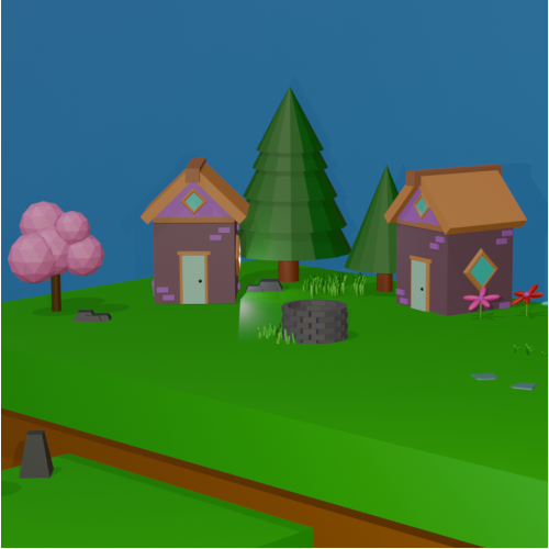 Low Poly Village