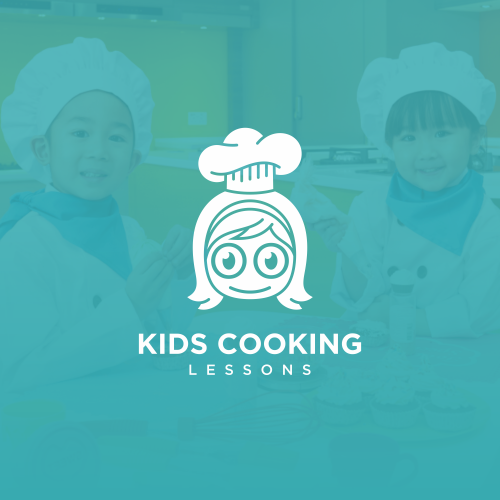 Kids Cooking Lessons Logo Design thumb
