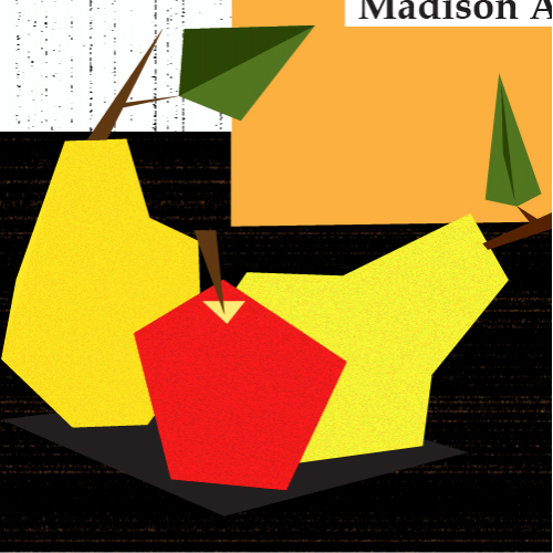 Cubism Poster - Fruit Market