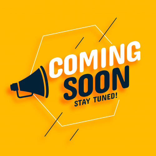 Coming Soon Advertisement Vector