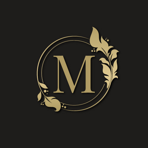 Letter M Logo business beauty and branding vector