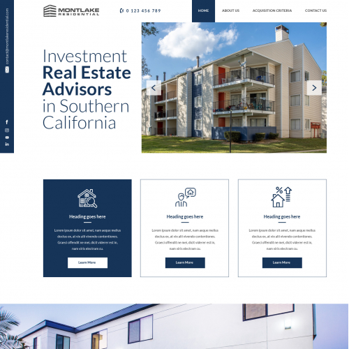 Web design for Real Estate thumb