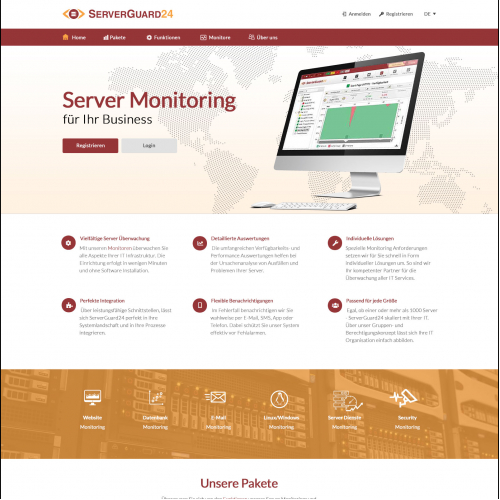 Website design for Security Company