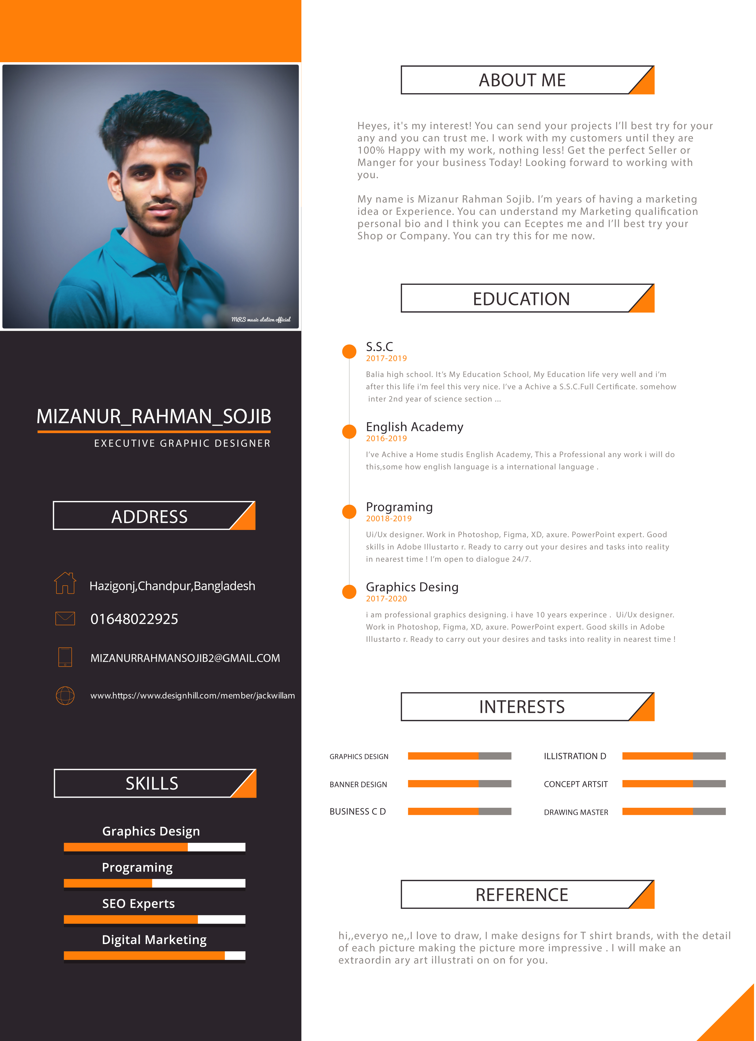 Bio Data in Freelancing line ...