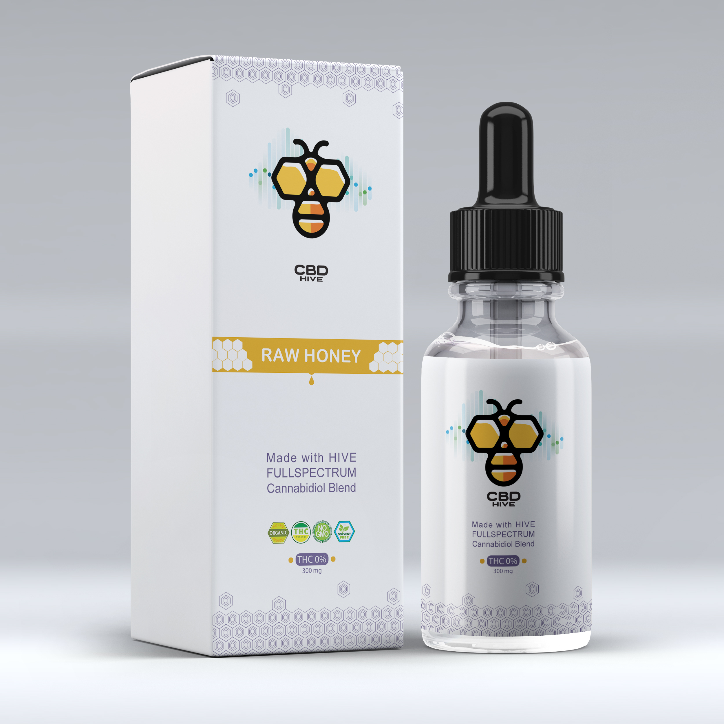 CBD Hive Packaging label design thumb