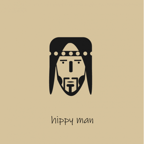 hippie logo