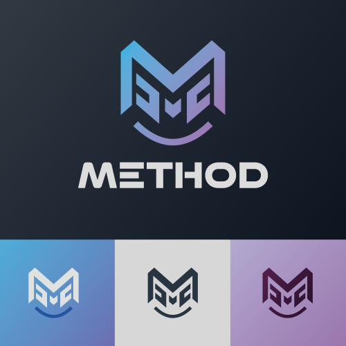Method Logo: Modern Interlocking Design