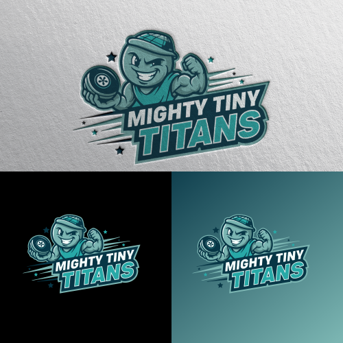 MIGHTY TINY TITANS LOGO DESIGN