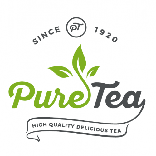 PureTea - high quality delicious tea logo