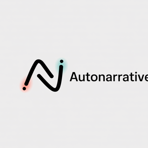 Autonarrative.io  a digital business brand logo design