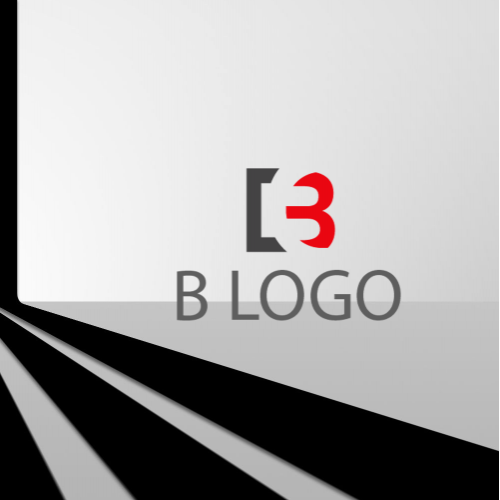 B logo