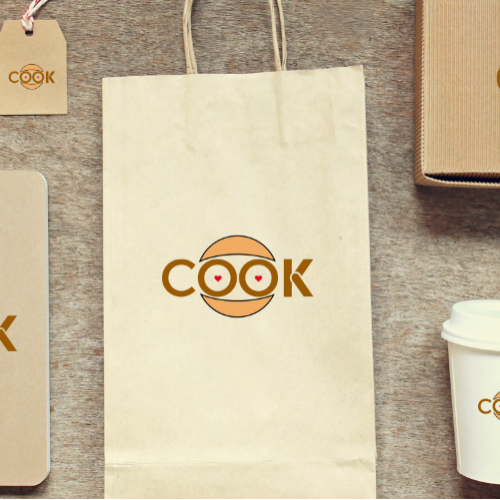 food logo cook design