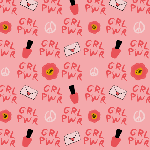 GRL PWR! in pink
