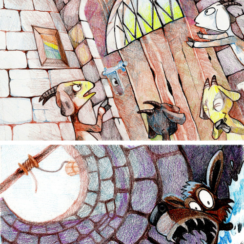 Pencil color illustration thumb