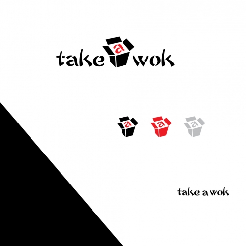 Take a wok logo