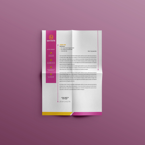 Modern Letterhead design.